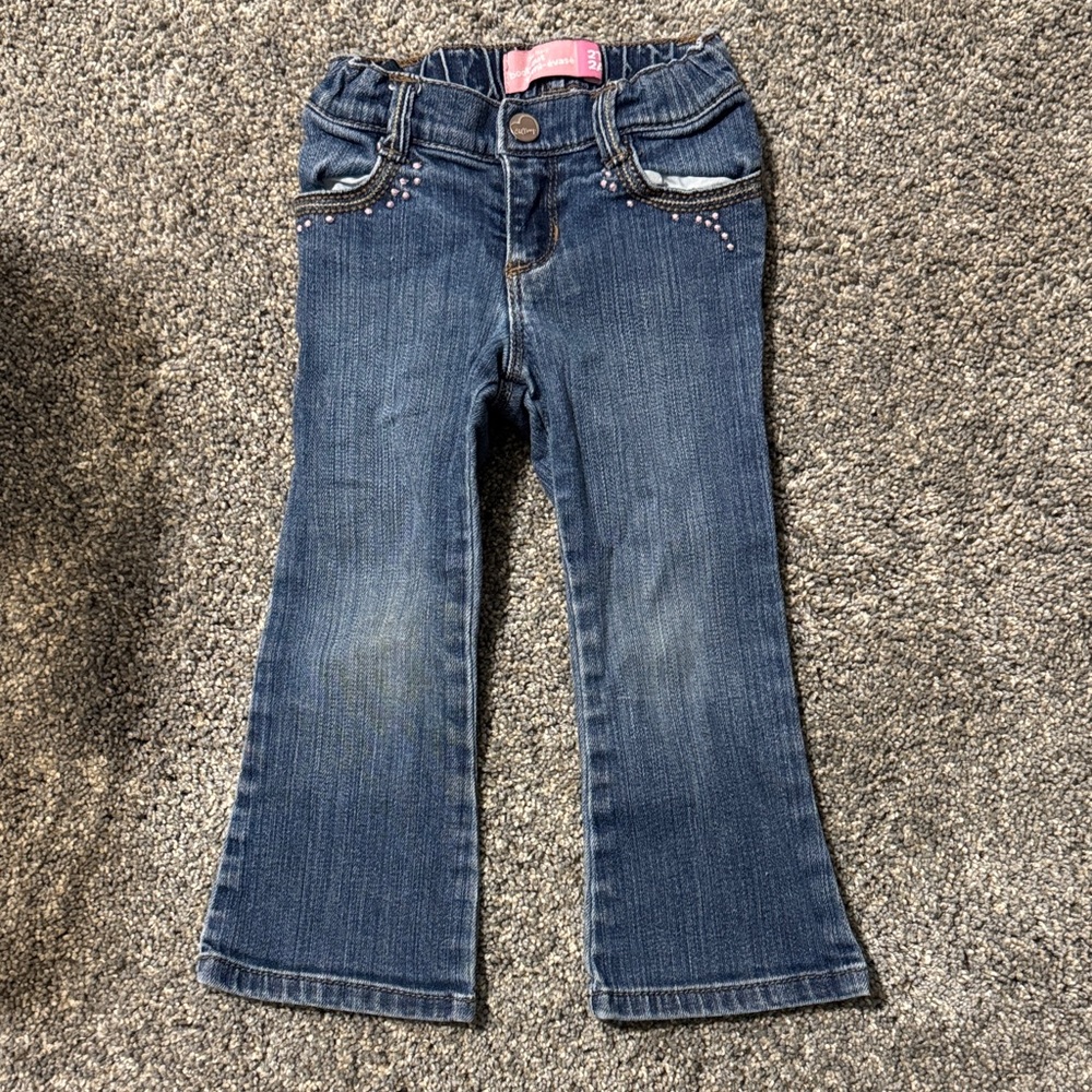 Old Navy Kids Dark Blue Jeans with Stud Accents